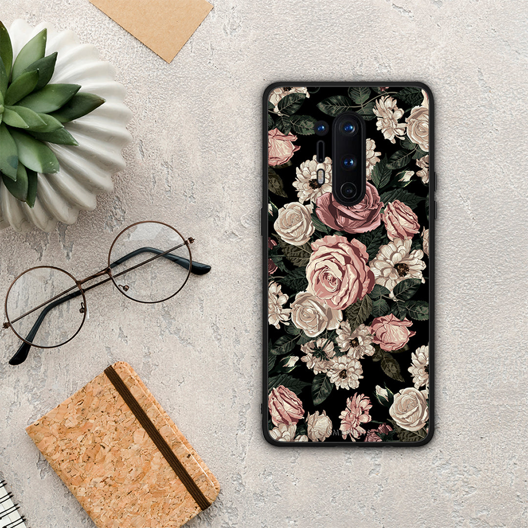 Flower Wild Roses - OnePlus 8 Pro case