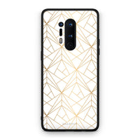 Thumbnail for 111 - OnePlus 8 Pro  Luxury White Geometric case, cover, bumper