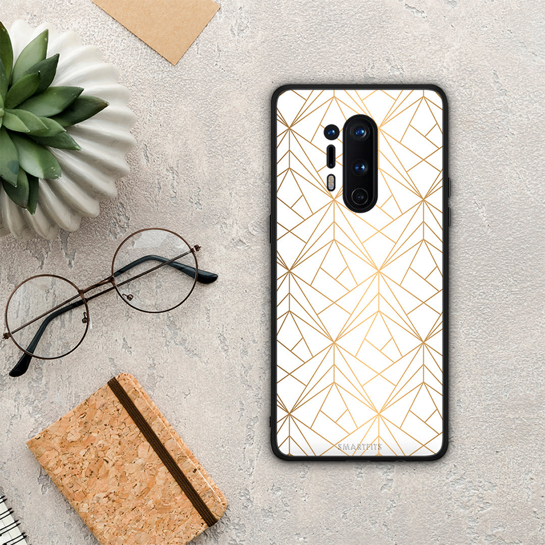 Geometric Luxury White - OnePlus 8 Pro case