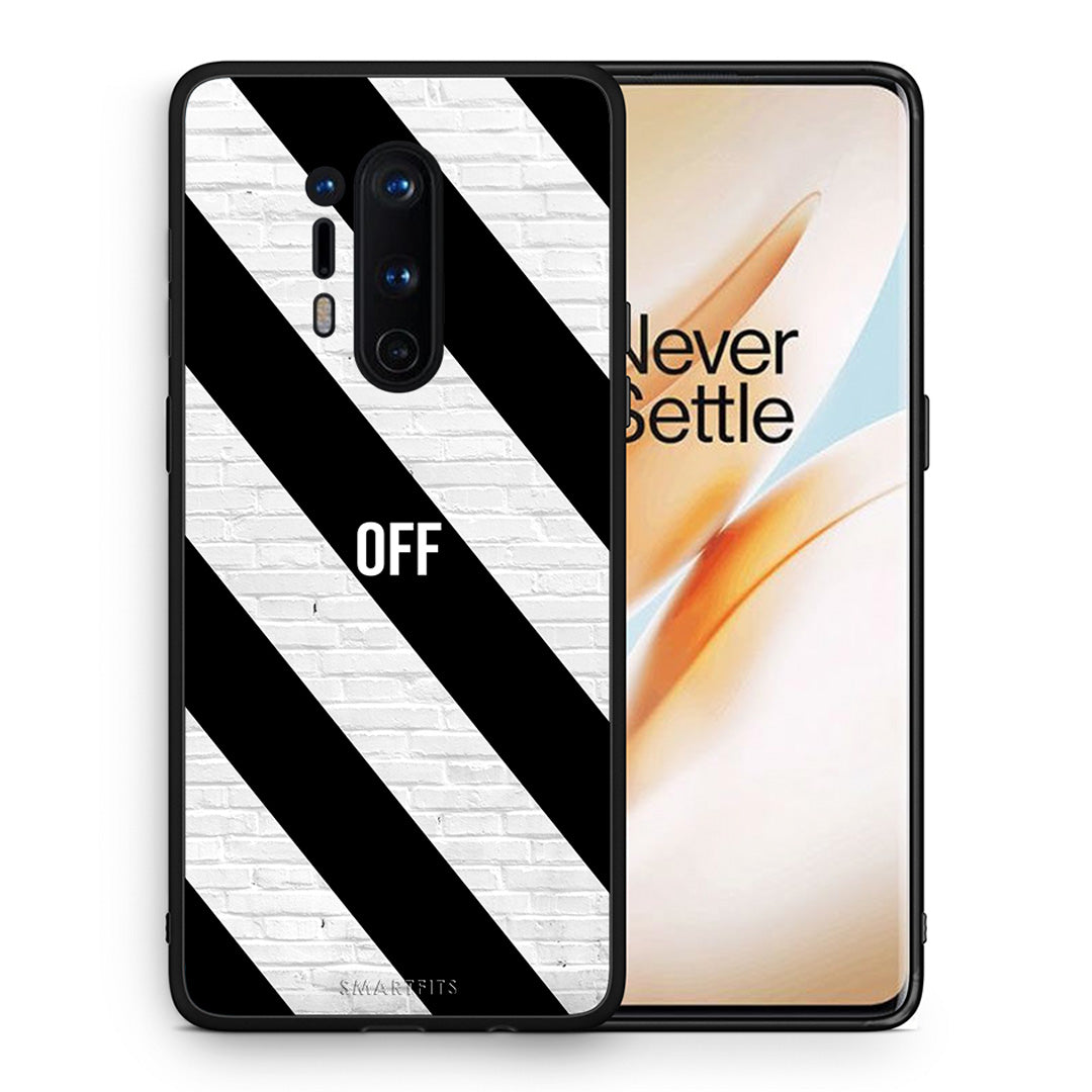 Θήκη OnePlus 8 Pro Get Off από τη Smartfits με σχέδιο στο πίσω μέρος και μαύρο περίβλημα | OnePlus 8 Pro Get Off case with colorful back and black bezels