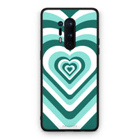 Thumbnail for OnePlus 8 Pro Green Hearts θήκη από τη Smartfits με σχέδιο στο πίσω μέρος και μαύρο περίβλημα | Smartphone case with colorful back and black bezels by Smartfits