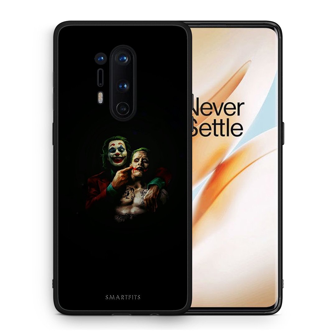 Θήκη OnePlus 8 Pro Clown Hero από τη Smartfits με σχέδιο στο πίσω μέρος και μαύρο περίβλημα | OnePlus 8 Pro Clown Hero case with colorful back and black bezels