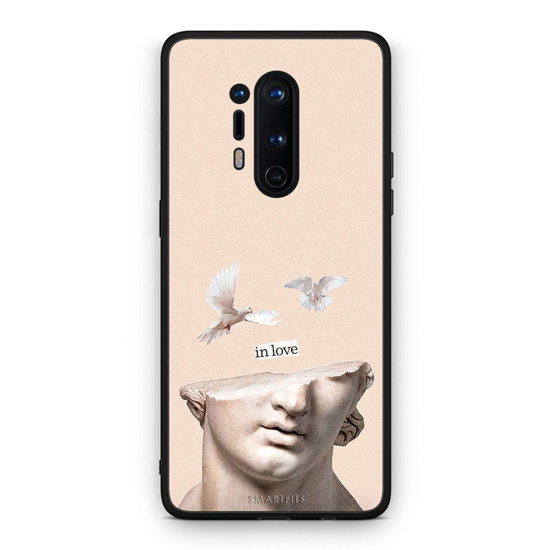 OnePlus 8 Pro In Love θήκη από τη Smartfits με σχέδιο στο πίσω μέρος και μαύρο περίβλημα | Smartphone case with colorful back and black bezels by Smartfits