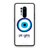 Thumbnail for OnePlus 8 Pro Karma Says θήκη από τη Smartfits με σχέδιο στο πίσω μέρος και μαύρο περίβλημα | Smartphone case with colorful back and black bezels by Smartfits