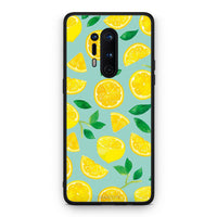 Thumbnail for OnePlus 8 Pro Lemons θήκη από τη Smartfits με σχέδιο στο πίσω μέρος και μαύρο περίβλημα | Smartphone case with colorful back and black bezels by Smartfits