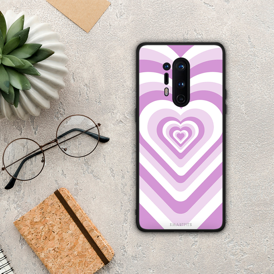 Lilac Hearts - OnePlus 8 Pro case