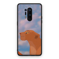 Thumbnail for OnePlus 8 Pro Lion Love 2 Θήκη Αγίου Βαλεντίνου από τη Smartfits με σχέδιο στο πίσω μέρος και μαύρο περίβλημα | Smartphone case with colorful back and black bezels by Smartfits