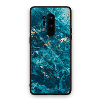 Thumbnail for OnePlus 8 Pro Marble Blue θήκη από τη Smartfits με σχέδιο στο πίσω μέρος και μαύρο περίβλημα | Smartphone case with colorful back and black bezels by Smartfits