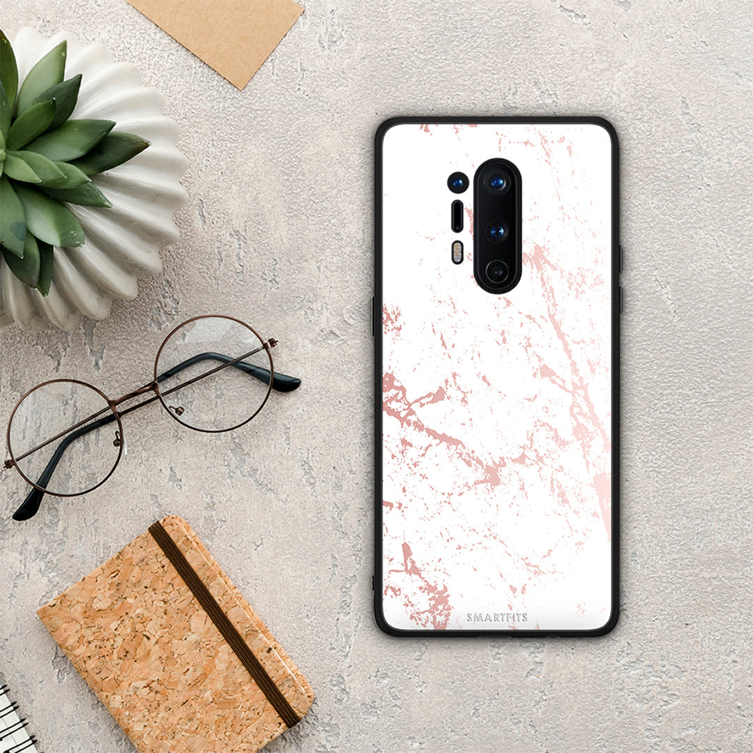 Marble Pink Splash - OnePlus 8 Pro case