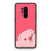 Thumbnail for OnePlus 8 Pro Pig Love 1 Θήκη Αγίου Βαλεντίνου από τη Smartfits με σχέδιο στο πίσω μέρος και μαύρο περίβλημα | Smartphone case with colorful back and black bezels by Smartfits