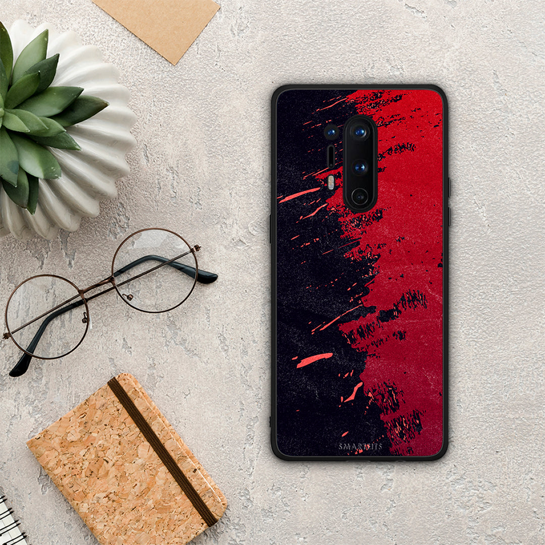 Red Paint - OnePlus 8 Pro case