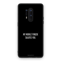 Thumbnail for OnePlus 8 Pro Salute θήκη από τη Smartfits με σχέδιο στο πίσω μέρος και μαύρο περίβλημα | Smartphone case with colorful back and black bezels by Smartfits