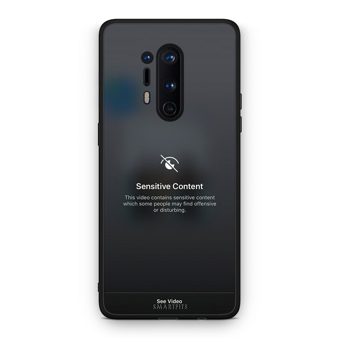 OnePlus 8 Pro Sensitive Content θήκη από τη Smartfits με σχέδιο στο πίσω μέρος και μαύρο περίβλημα | Smartphone case with colorful back and black bezels by Smartfits
