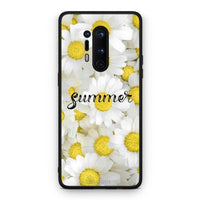 Thumbnail for OnePlus 8 Pro Summer Daisies Θήκη από τη Smartfits με σχέδιο στο πίσω μέρος και μαύρο περίβλημα | Smartphone case with colorful back and black bezels by Smartfits