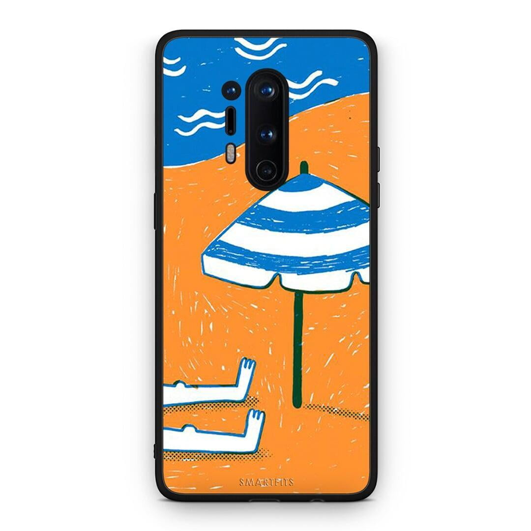 OnePlus 8 Pro Summering Θήκη από τη Smartfits με σχέδιο στο πίσω μέρος και μαύρο περίβλημα | Smartphone case with colorful back and black bezels by Smartfits