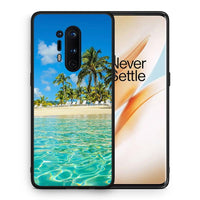 Thumbnail for Θήκη OnePlus 8 Pro Tropical Vibes από τη Smartfits με σχέδιο στο πίσω μέρος και μαύρο περίβλημα | OnePlus 8 Pro Tropical Vibes case with colorful back and black bezels