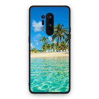 Thumbnail for OnePlus 8 Pro Tropical Vibes Θήκη από τη Smartfits με σχέδιο στο πίσω μέρος και μαύρο περίβλημα | Smartphone case with colorful back and black bezels by Smartfits