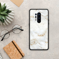 Thumbnail for White Gold Marble - OnePlus 8 Pro case