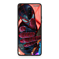 Thumbnail for OnePlus 8 Spider Hand Θήκη από τη Smartfits με σχέδιο στο πίσω μέρος και μαύρο περίβλημα | Smartphone case with colorful back and black bezels by Smartfits