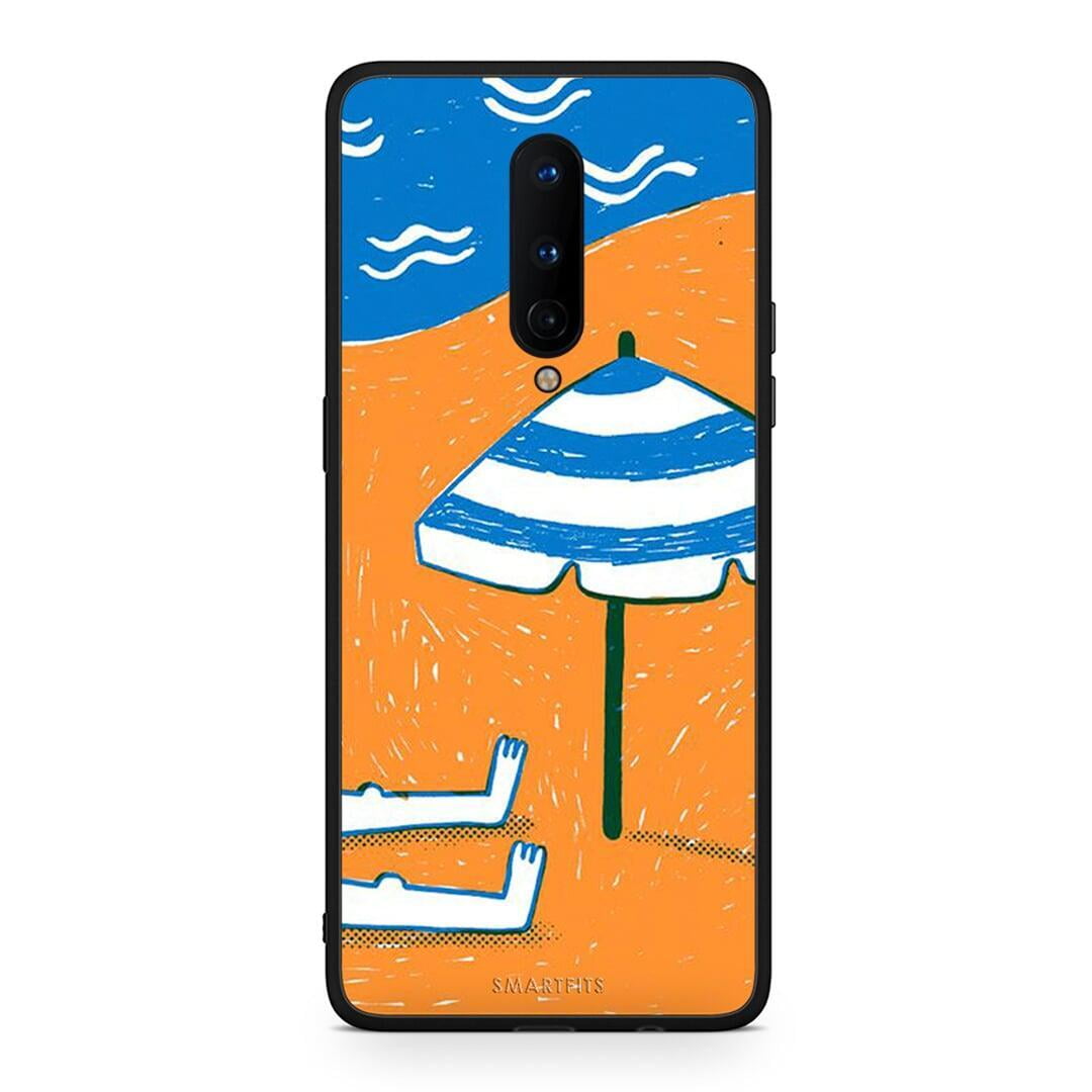 OnePlus 8 Summering Θήκη από τη Smartfits με σχέδιο στο πίσω μέρος και μαύρο περίβλημα | Smartphone case with colorful back and black bezels by Smartfits