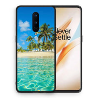 Thumbnail for Θήκη OnePlus 8 Tropical Vibes από τη Smartfits με σχέδιο στο πίσω μέρος και μαύρο περίβλημα | OnePlus 8 Tropical Vibes case with colorful back and black bezels