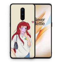 Thumbnail for Θήκη OnePlus 8 Walking Mermaid από τη Smartfits με σχέδιο στο πίσω μέρος και μαύρο περίβλημα | OnePlus 8 Walking Mermaid case with colorful back and black bezels