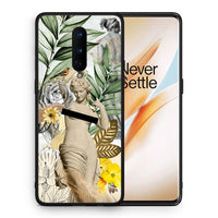 Thumbnail for Θήκη OnePlus 8 Woman Statue από τη Smartfits με σχέδιο στο πίσω μέρος και μαύρο περίβλημα | OnePlus 8 Woman Statue case with colorful back and black bezels