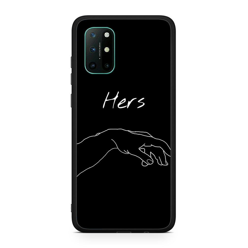 OnePlus 8T Aeshetic Love 1 Θήκη Αγίου Βαλεντίνου από τη Smartfits με σχέδιο στο πίσω μέρος και μαύρο περίβλημα | Smartphone case with colorful back and black bezels by Smartfits