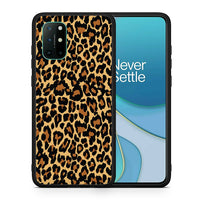 Thumbnail for Θήκη OnePlus 8T Leopard Animal από τη Smartfits με σχέδιο στο πίσω μέρος και μαύρο περίβλημα | OnePlus 8T Leopard Animal case with colorful back and black bezels