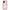 OnePlus 8T Pink Feather Boho θήκη από τη Smartfits με σχέδιο στο πίσω μέρος και μαύρο περίβλημα | Smartphone case with colorful back and black bezels by Smartfits