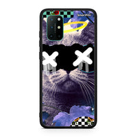 Thumbnail for OnePlus 8T Cat Collage θήκη από τη Smartfits με σχέδιο στο πίσω μέρος και μαύρο περίβλημα | Smartphone case with colorful back and black bezels by Smartfits