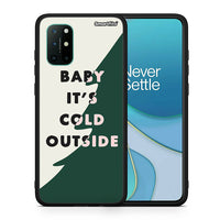 Thumbnail for Θήκη OnePlus 8T Cold Outside από τη Smartfits με σχέδιο στο πίσω μέρος και μαύρο περίβλημα | OnePlus 8T Cold Outside case with colorful back and black bezels