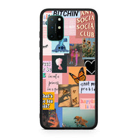 Thumbnail for OnePlus 8T Collage Bitchin Θήκη Αγίου Βαλεντίνου από τη Smartfits με σχέδιο στο πίσω μέρος και μαύρο περίβλημα | Smartphone case with colorful back and black bezels by Smartfits