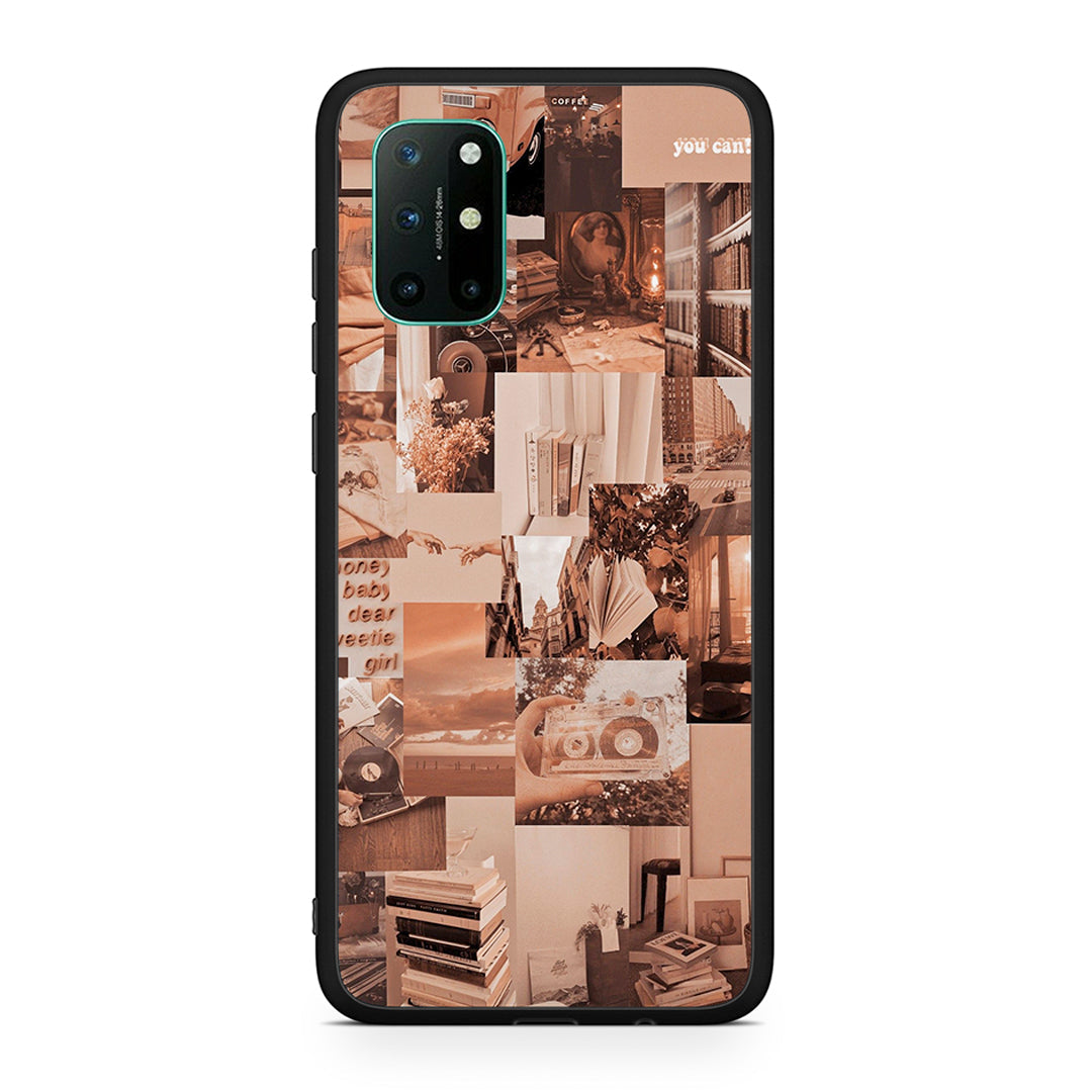 OnePlus 8T Collage You Can Θήκη Αγίου Βαλεντίνου από τη Smartfits με σχέδιο στο πίσω μέρος και μαύρο περίβλημα | Smartphone case with colorful back and black bezels by Smartfits