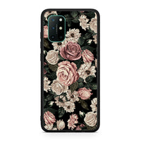 Thumbnail for OnePlus 8T Wild Roses Flower θήκη από τη Smartfits με σχέδιο στο πίσω μέρος και μαύρο περίβλημα | Smartphone case with colorful back and black bezels by Smartfits