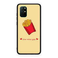 Thumbnail for OnePlus 8T Fries Before Guys Θήκη Αγίου Βαλεντίνου από τη Smartfits με σχέδιο στο πίσω μέρος και μαύρο περίβλημα | Smartphone case with colorful back and black bezels by Smartfits