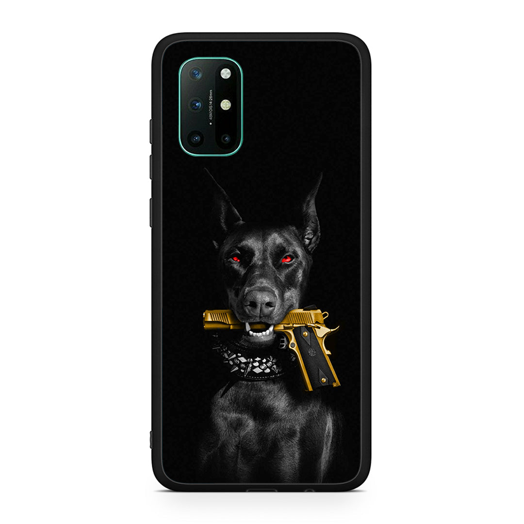 OnePlus 8T Golden Gun Θήκη Αγίου Βαλεντίνου από τη Smartfits με σχέδιο στο πίσω μέρος και μαύρο περίβλημα | Smartphone case with colorful back and black bezels by Smartfits