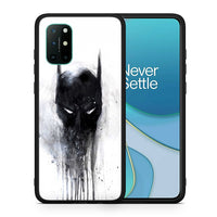 Thumbnail for Θήκη OnePlus 8T Paint Bat Hero από τη Smartfits με σχέδιο στο πίσω μέρος και μαύρο περίβλημα | OnePlus 8T Paint Bat Hero case with colorful back and black bezels