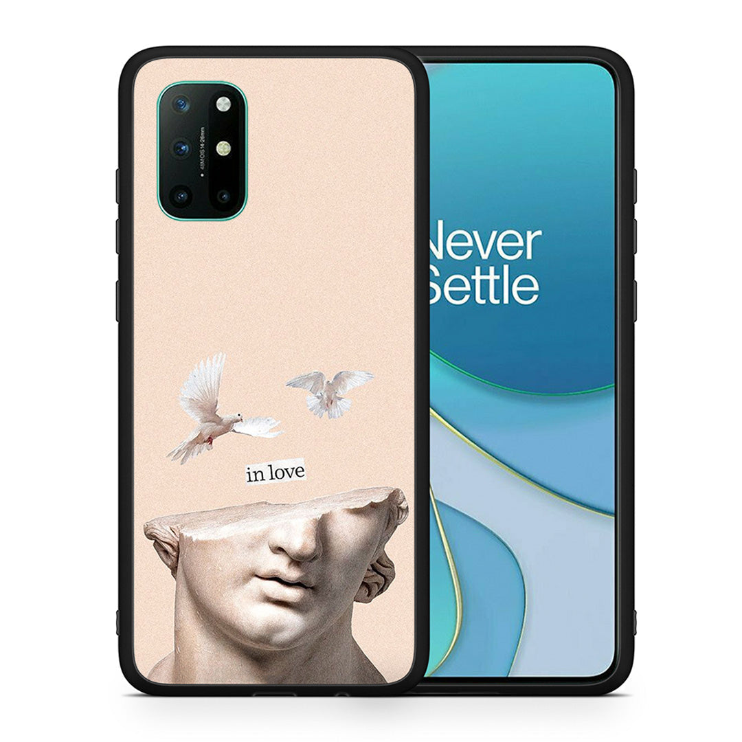 Θήκη OnePlus 8T In Love από τη Smartfits με σχέδιο στο πίσω μέρος και μαύρο περίβλημα | OnePlus 8T In Love case with colorful back and black bezels