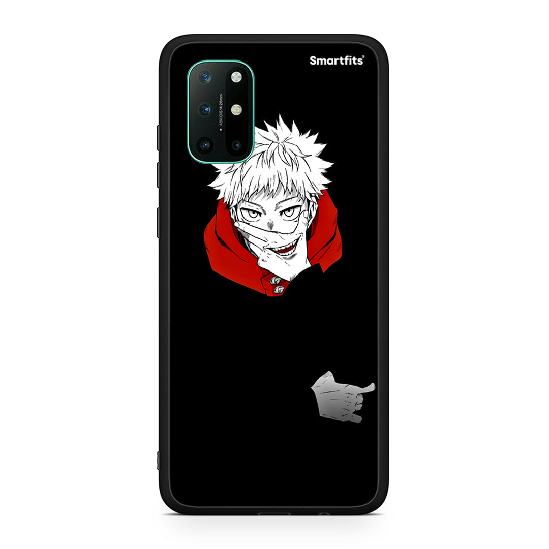 OnePlus 8T Itadori Anime θήκη από τη Smartfits με σχέδιο στο πίσω μέρος και μαύρο περίβλημα | Smartphone case with colorful back and black bezels by Smartfits