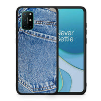 Thumbnail for Θήκη OnePlus 8T Jeans Pocket από τη Smartfits με σχέδιο στο πίσω μέρος και μαύρο περίβλημα | OnePlus 8T Jeans Pocket case with colorful back and black bezels