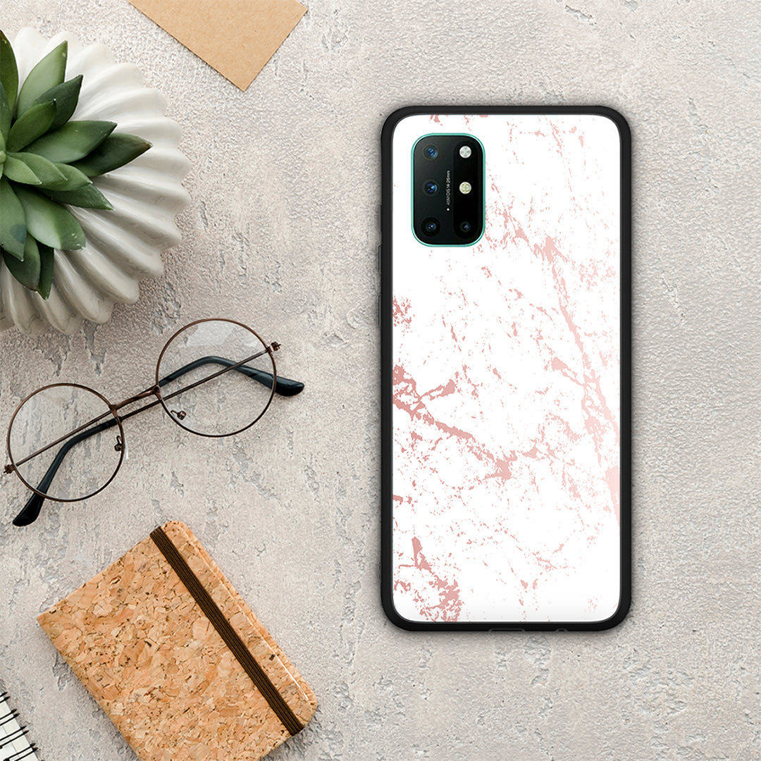 Marble Pink Splash - OnePlus 8T case