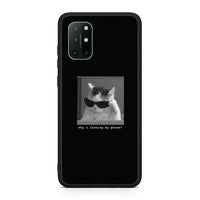 Thumbnail for OnePlus 8T Meme Cat θήκη από τη Smartfits με σχέδιο στο πίσω μέρος και μαύρο περίβλημα | Smartphone case with colorful back and black bezels by Smartfits