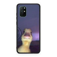 Thumbnail for OnePlus 8T Meme Duck θήκη από τη Smartfits με σχέδιο στο πίσω μέρος και μαύρο περίβλημα | Smartphone case with colorful back and black bezels by Smartfits