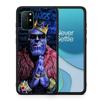 Thumbnail for Θήκη OnePlus 8T Thanos PopArt από τη Smartfits με σχέδιο στο πίσω μέρος και μαύρο περίβλημα | OnePlus 8T Thanos PopArt case with colorful back and black bezels