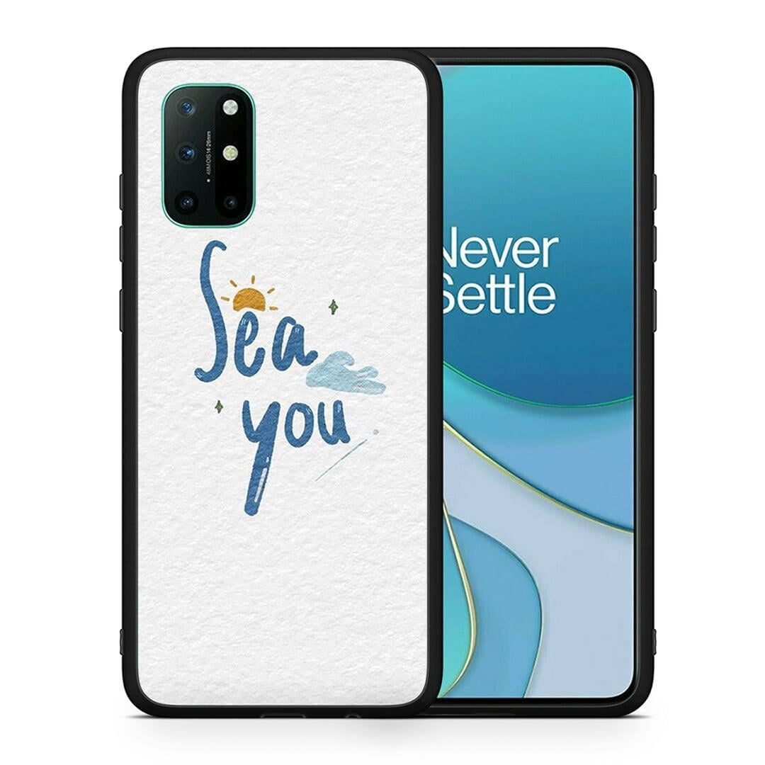 Θήκη OnePlus 8T Sea You από τη Smartfits με σχέδιο στο πίσω μέρος και μαύρο περίβλημα | OnePlus 8T Sea You case with colorful back and black bezels