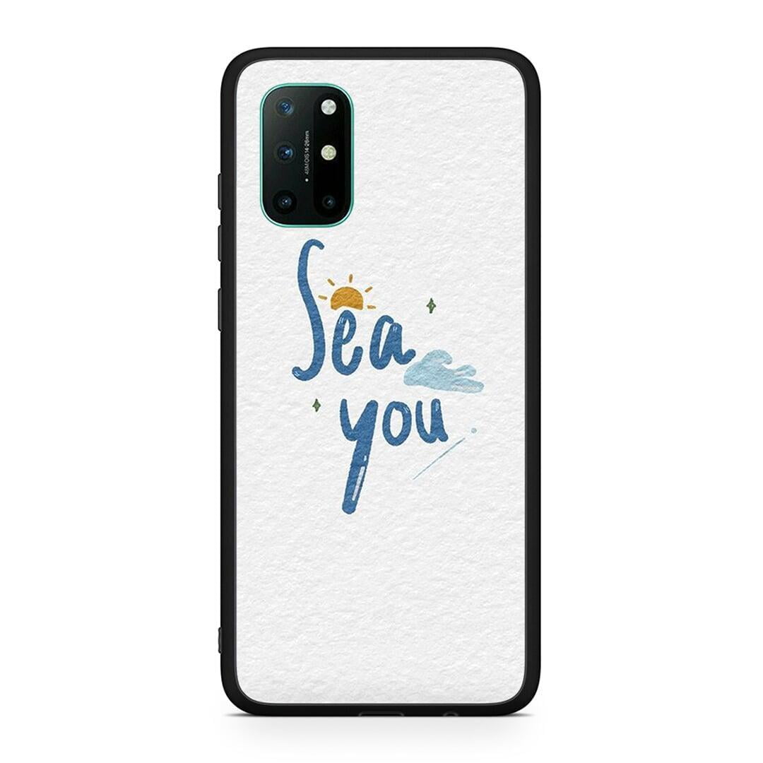 OnePlus 8T Sea You Θήκη από τη Smartfits με σχέδιο στο πίσω μέρος και μαύρο περίβλημα | Smartphone case with colorful back and black bezels by Smartfits