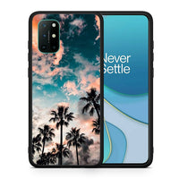 Thumbnail for Θήκη OnePlus 8T Sky Summer από τη Smartfits με σχέδιο στο πίσω μέρος και μαύρο περίβλημα | OnePlus 8T Sky Summer case with colorful back and black bezels