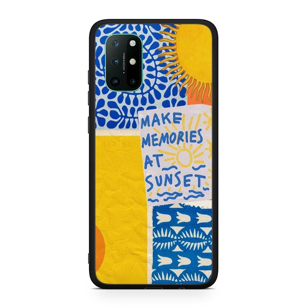 OnePlus 8T Sunset Memories Θήκη από τη Smartfits με σχέδιο στο πίσω μέρος και μαύρο περίβλημα | Smartphone case with colorful back and black bezels by Smartfits