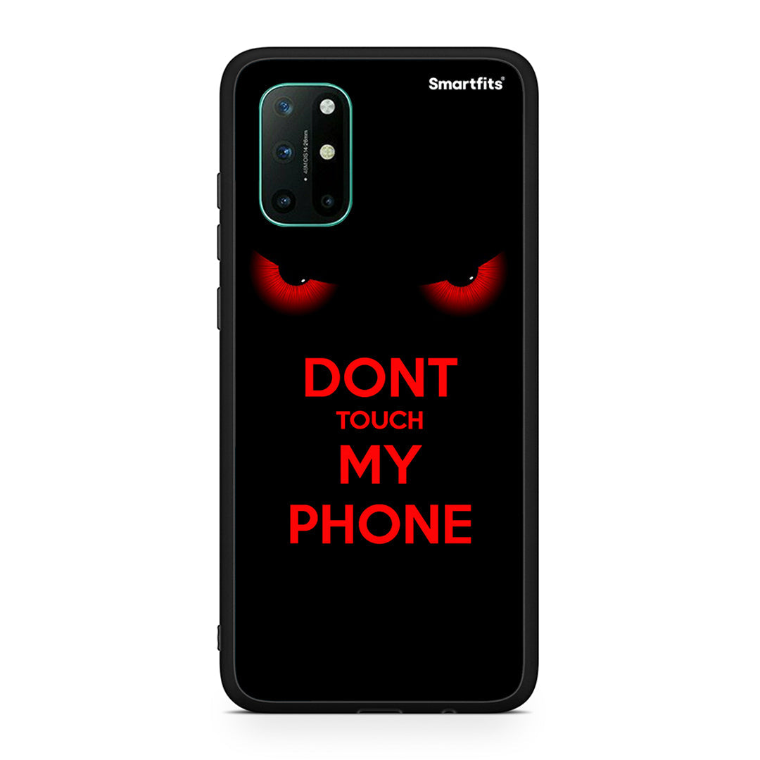 OnePlus 8T Touch My Phone Θήκη από τη Smartfits με σχέδιο στο πίσω μέρος και μαύρο περίβλημα | Smartphone case with colorful back and black bezels by Smartfits